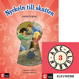 Omslag: ABC-klubben åk 3 Nyckeln till skatten Arbetsbok