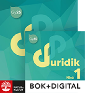 Juridik nivå 1 Paket Bok+Digital