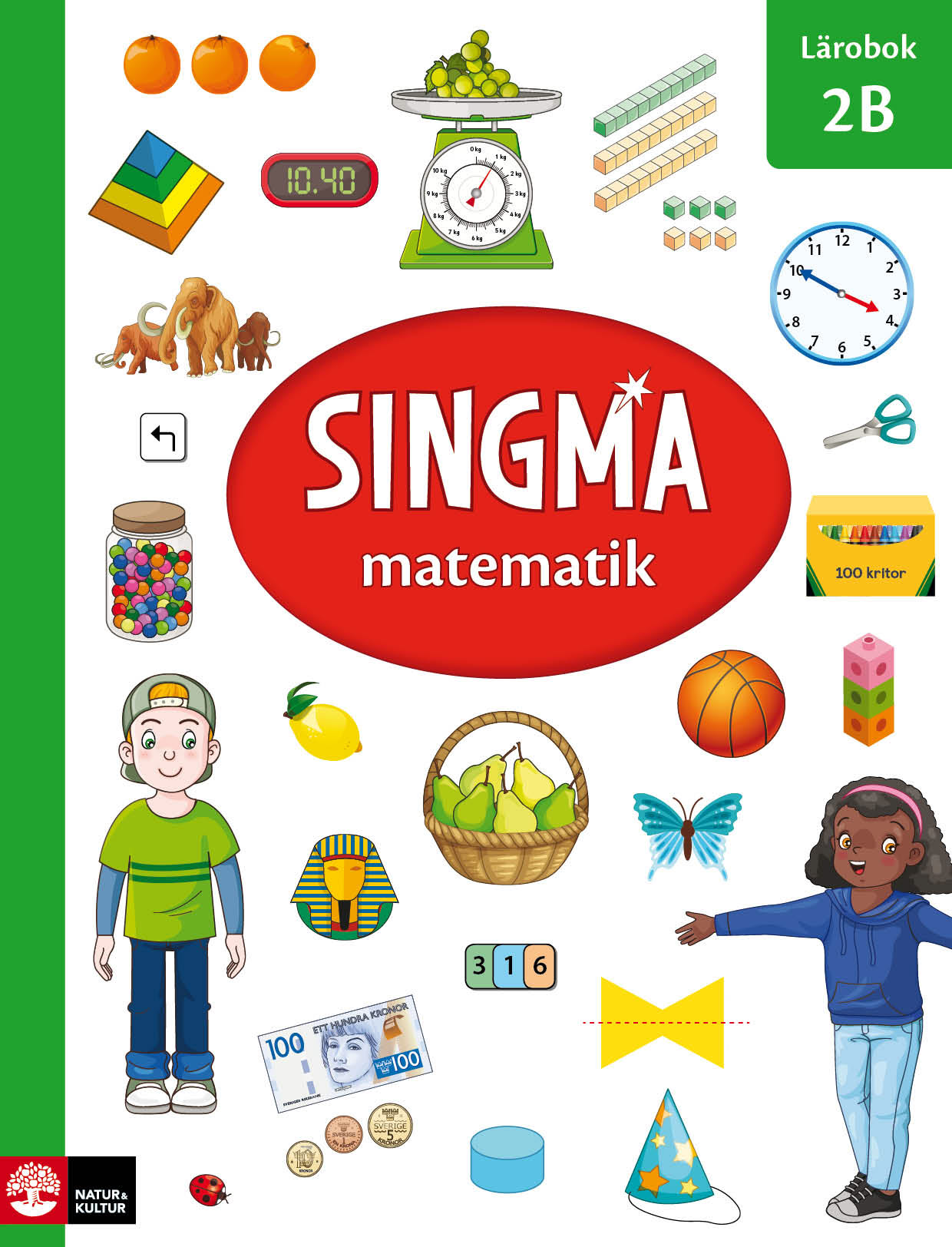 Omslag: Singma matematik 2B Lärobok