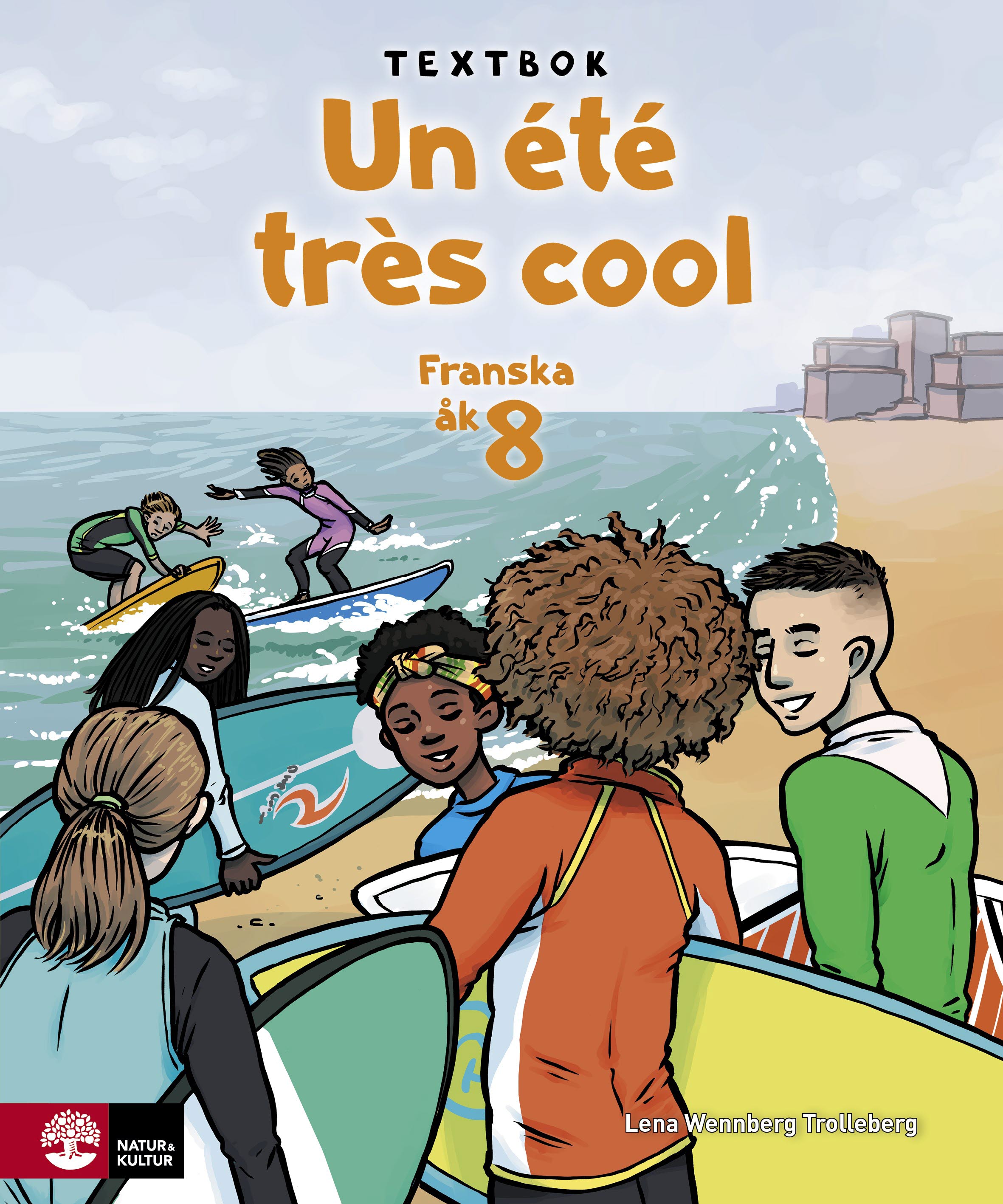 Omslag: Un été très cool 8 Textbok