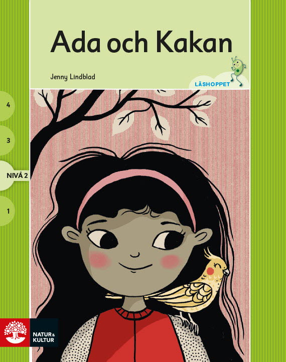 Omslag: Läshoppet Nivå 2 - Ada och Kakan, 4 titlar