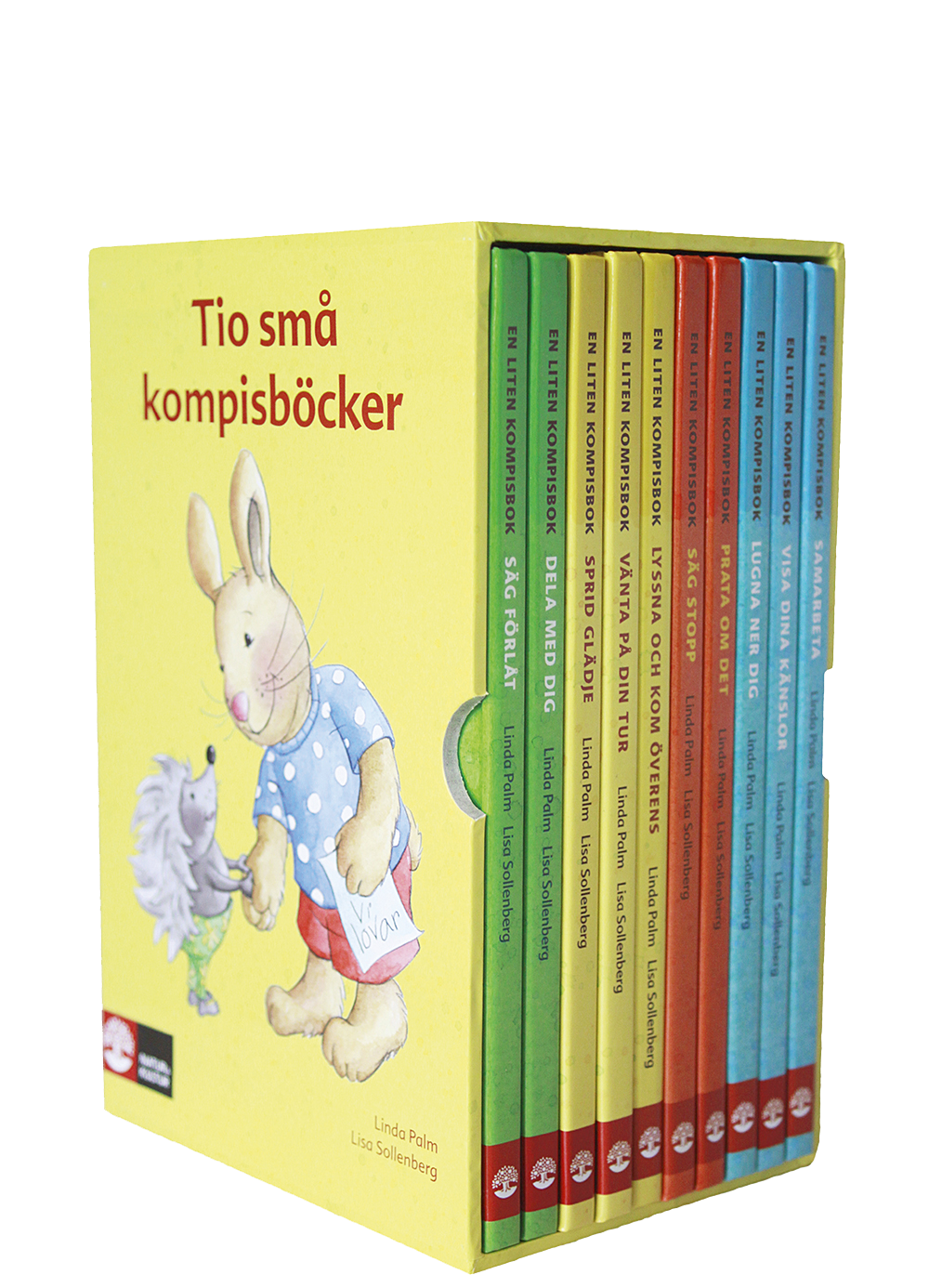 Omslag: Kompisböcker, 10 titlar