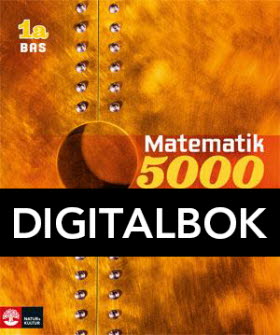 Matematik 5000 Kurs 1a Gul Lärobok Bas Digitalbok