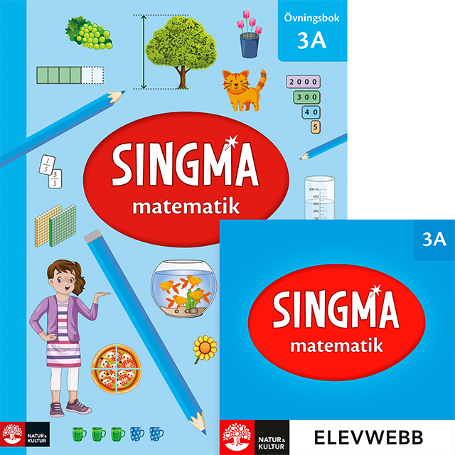 Omslag: Singma matematik 3A Övningsbok