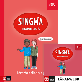 Singma matematik 6B Lärarhandledning med lärarwebb 12 mån