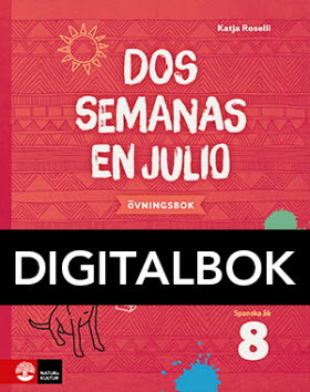 Dos semanas en julio 8 Övningsbok Digitalbok
