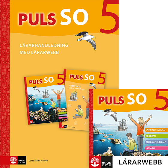 Omslag: PULS SO åk 5 Lärarhandledning med lärarwebb