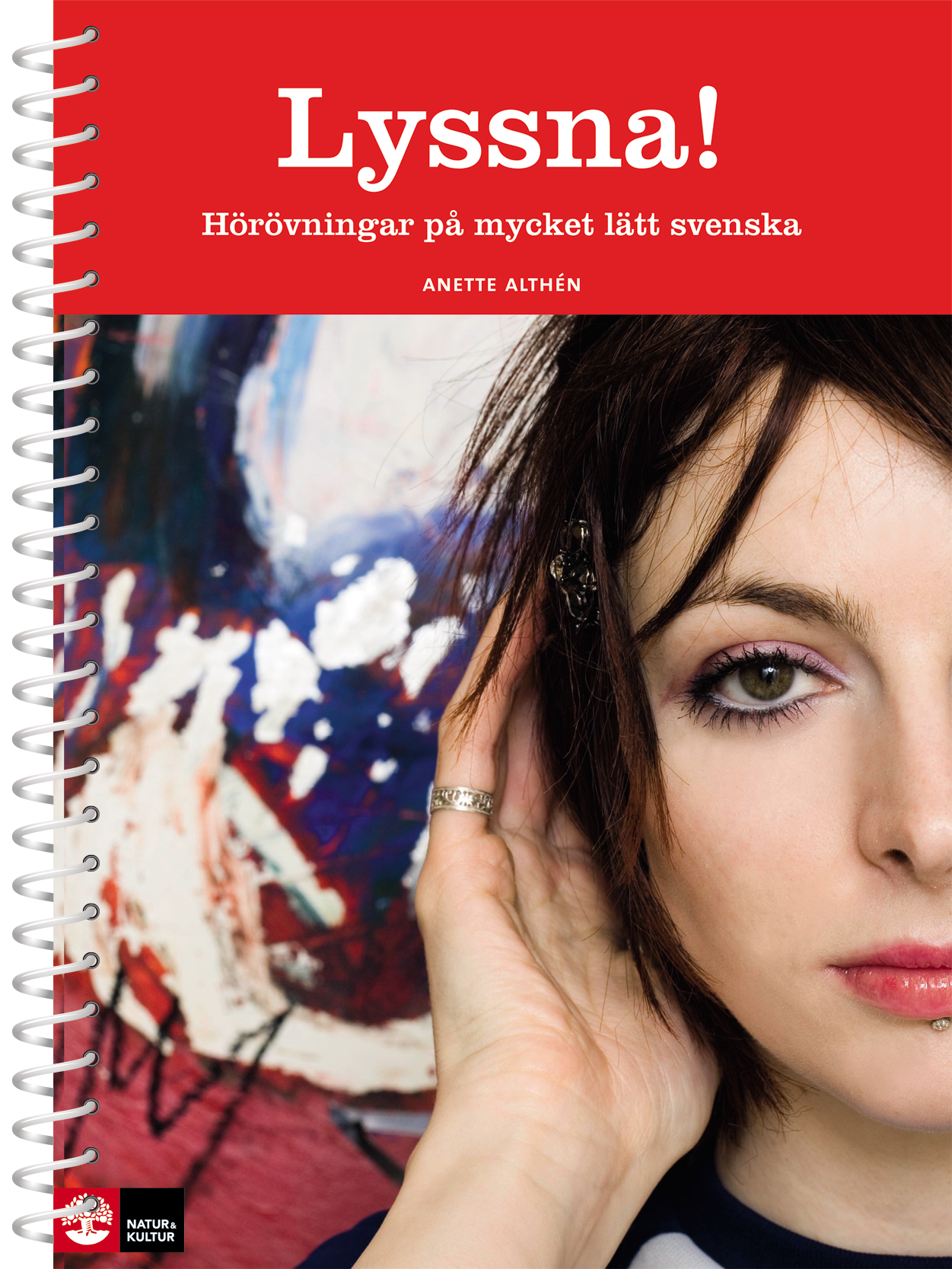 Omslag: Lyssna! Hörövningar på mycket lätt svenska med cd