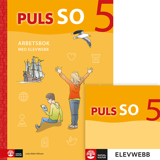 Omslag: PULS SO åk 5 Arbetsbok med elevwebb