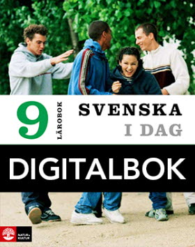 Svenska i dag 9 Lärobok Digitalbok