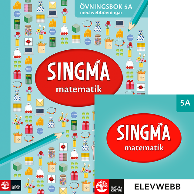 Omslag: Singma matematik 5A Övningsbok med elevwebb