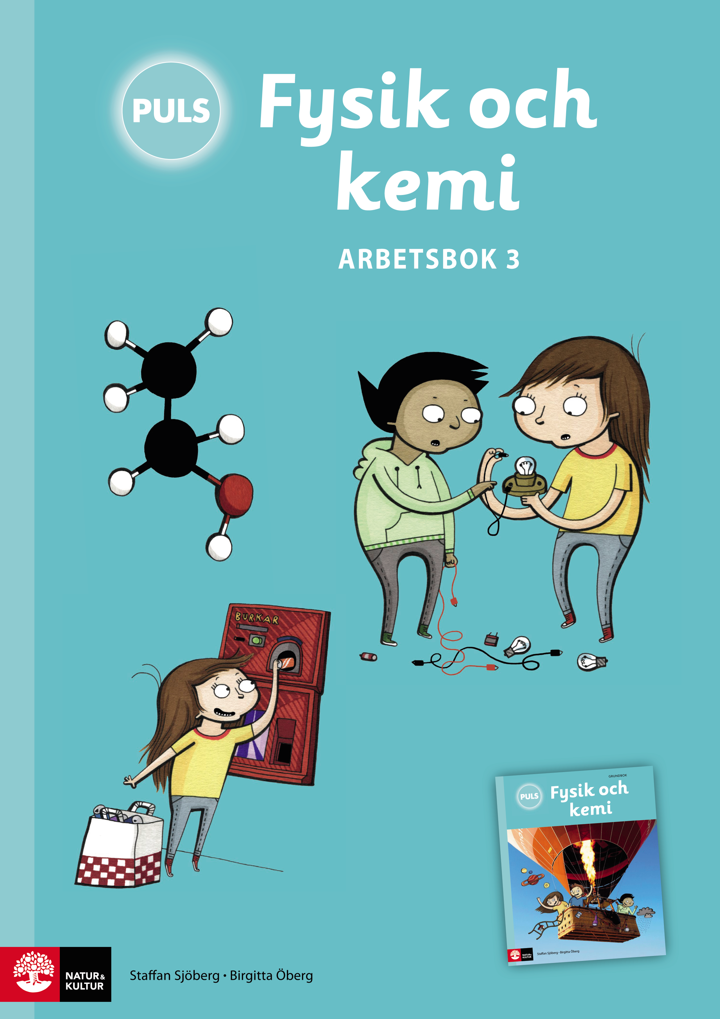 Omslag: PULS Fysik och kemi 4-6 Arbetsbok 3, Tredje upplagan