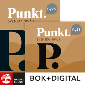 Punkt Svenska nivå 1 Paket Bok+Digital