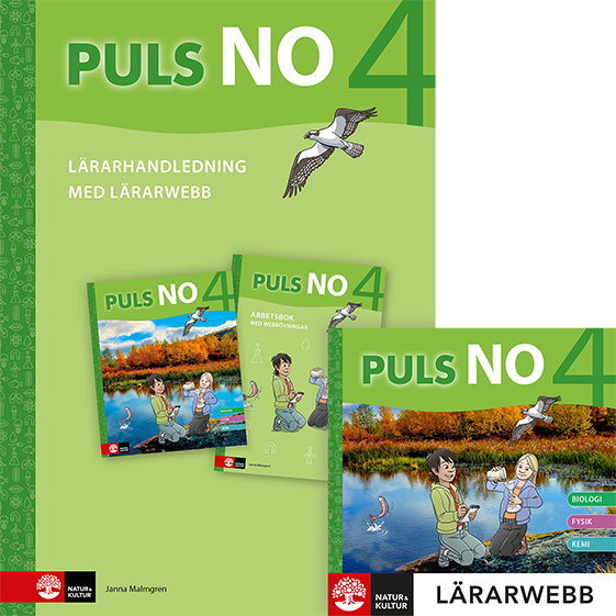 Omslag: PULS NO åk 4 Lärarhandledning med lärarwebb
