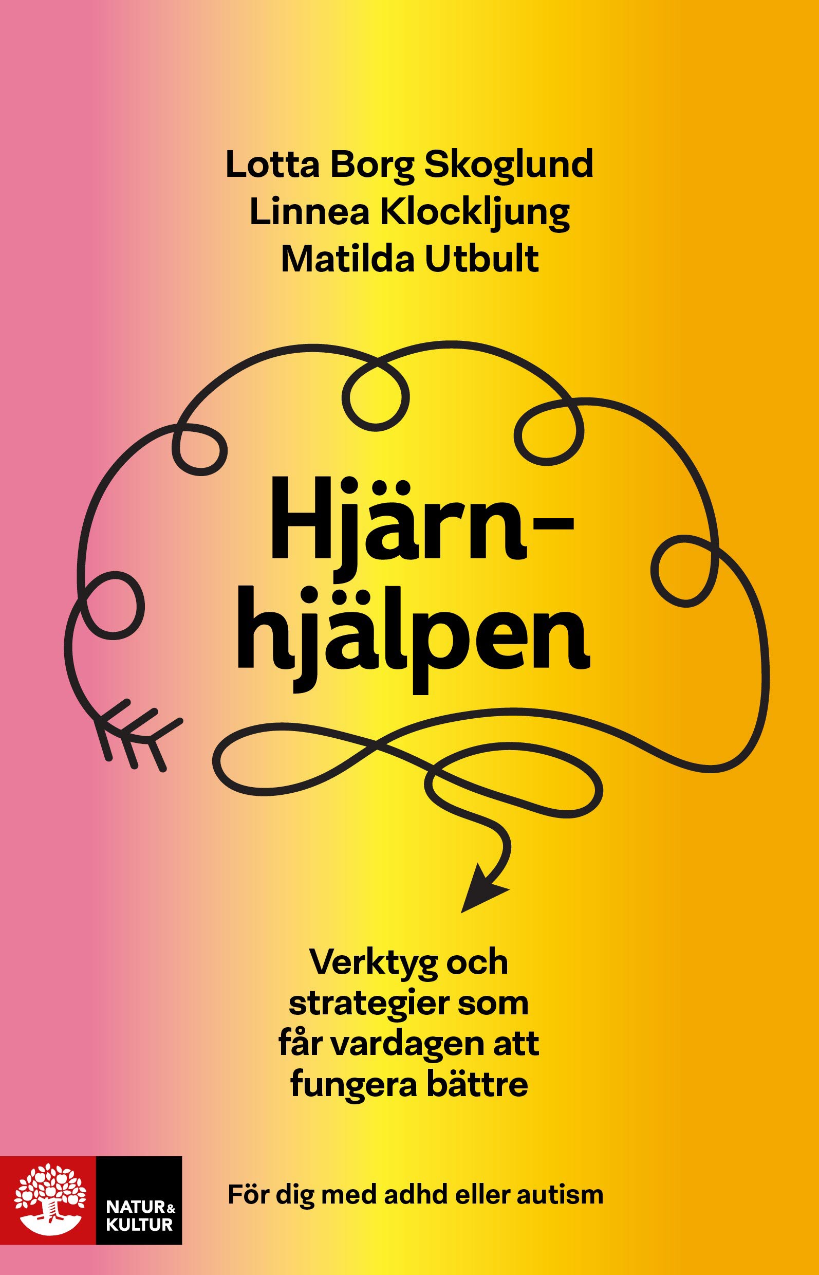 Omslag: Hjärnhjälpen : verktyg och strategier som får vardagen att fungera bättre - för dig med adhd och autism