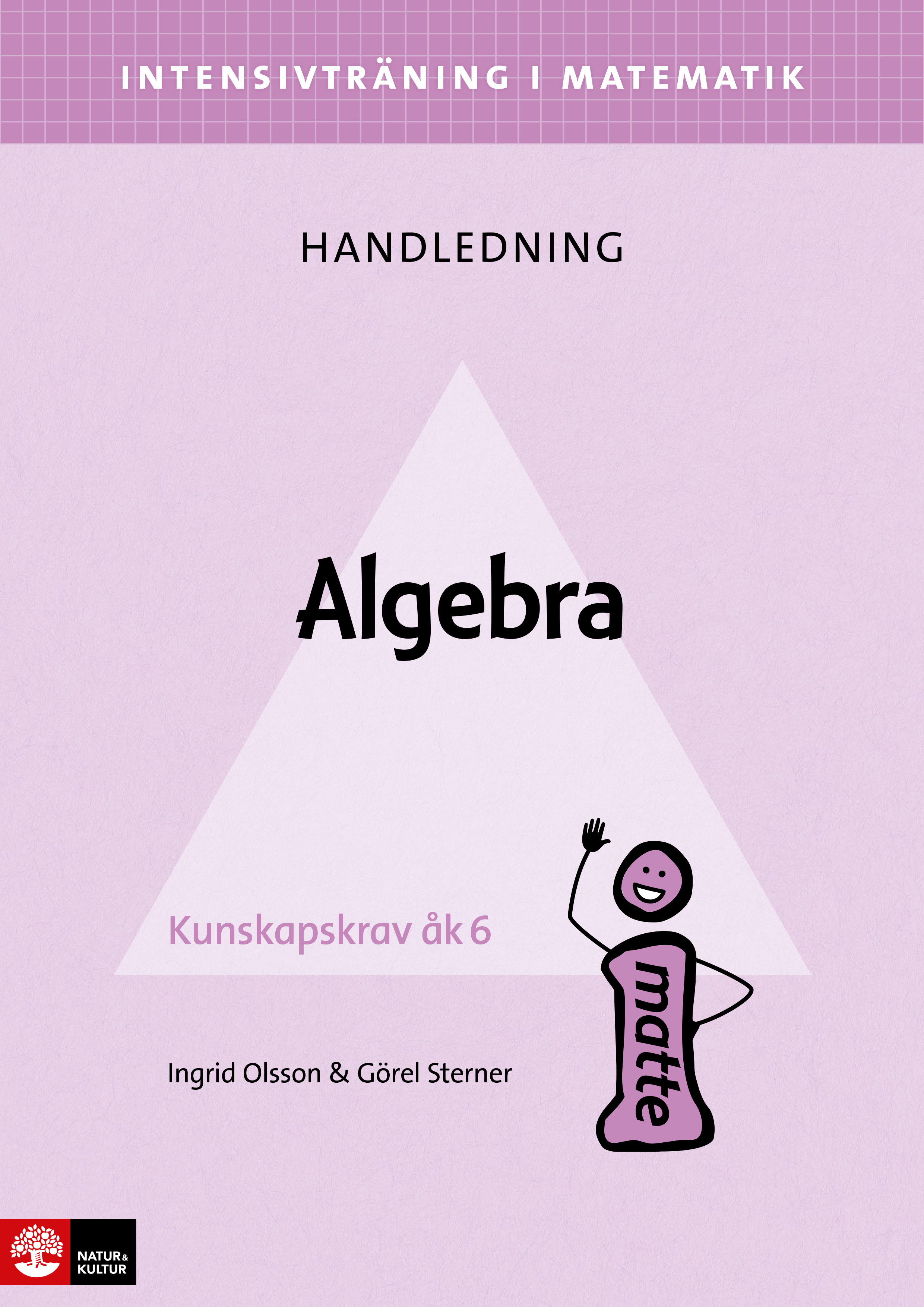 Omslag: Intensivträning ma åk 4-6 Algebra Lhl