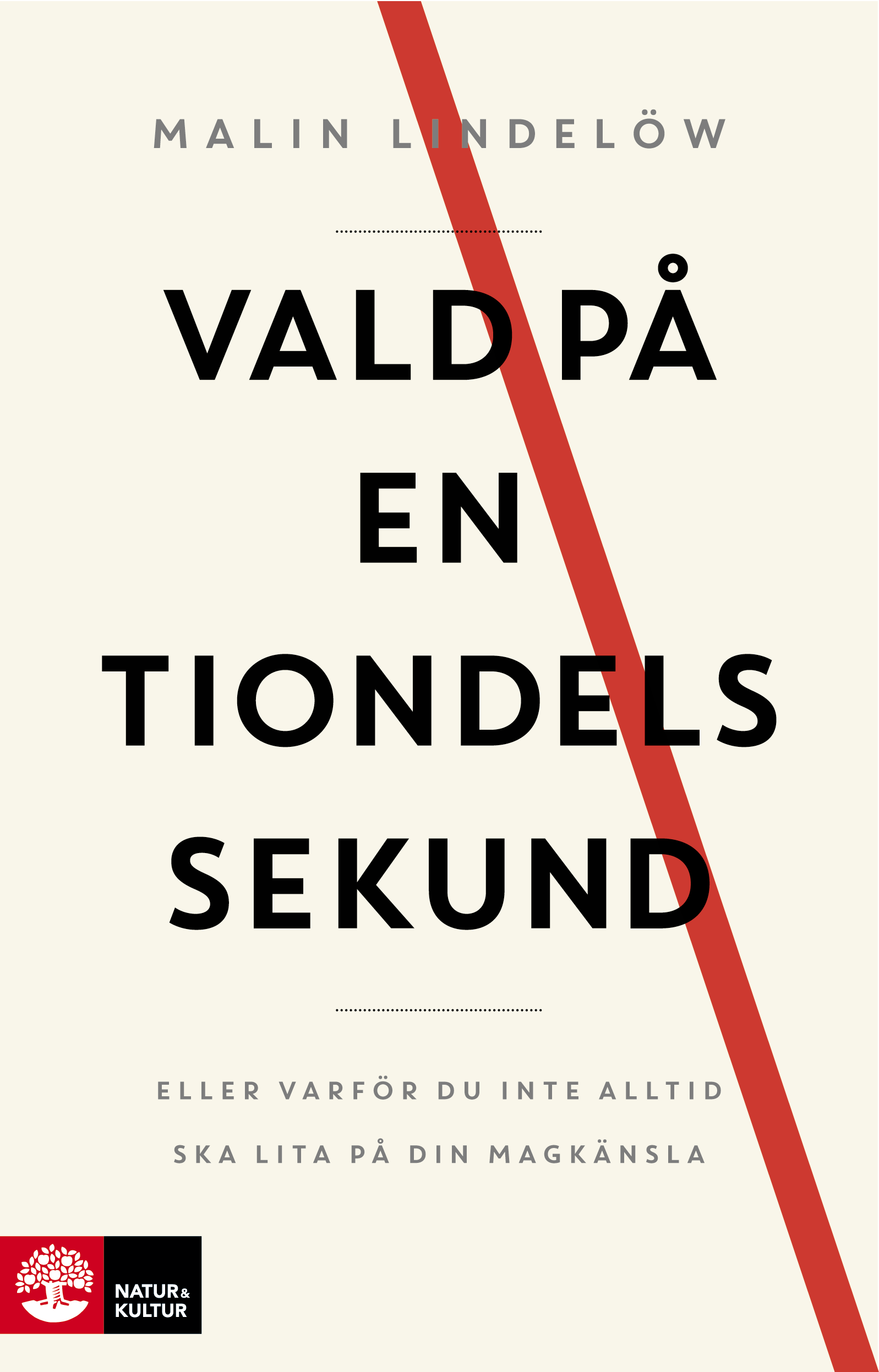 Omslag: Vald på en tiondels sekund : Eller varför du inte alltid ska lita på din magkänsla
