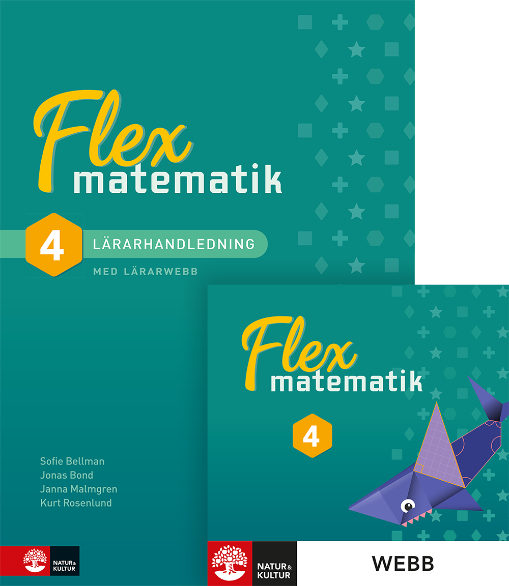 Omslag: Flex Matematik åk 4 Lärarhandledning och webb