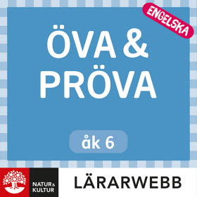 Öva & pröva engelska åk 6 Lärarwebb + elevlicens 12 mån