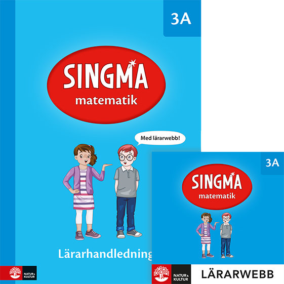 Omslag: Singma matematik 3A Lärarhandledning med lärarwebb