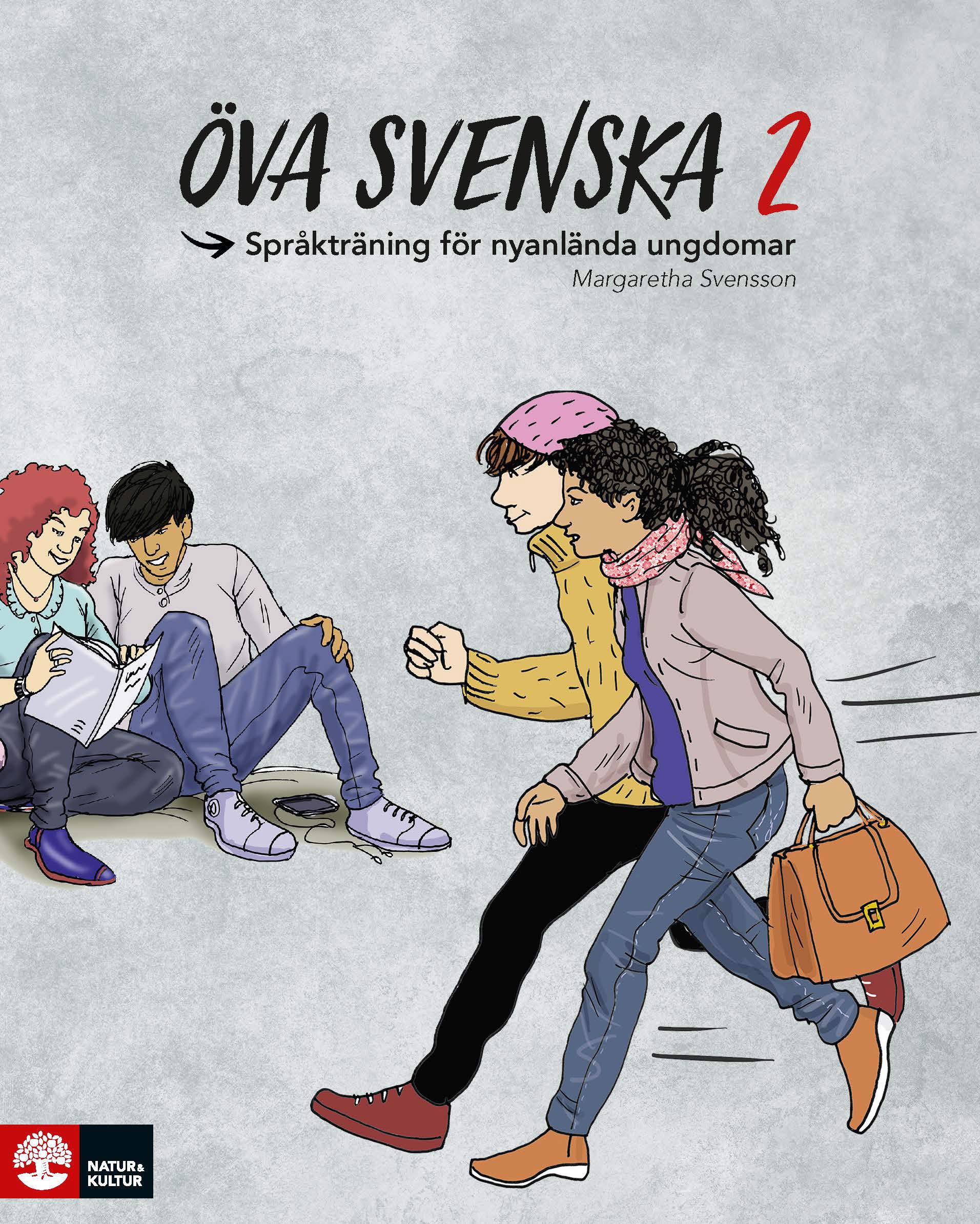 Omslag: Öva svenska 2 : språkträning för nyanlända ungdomar