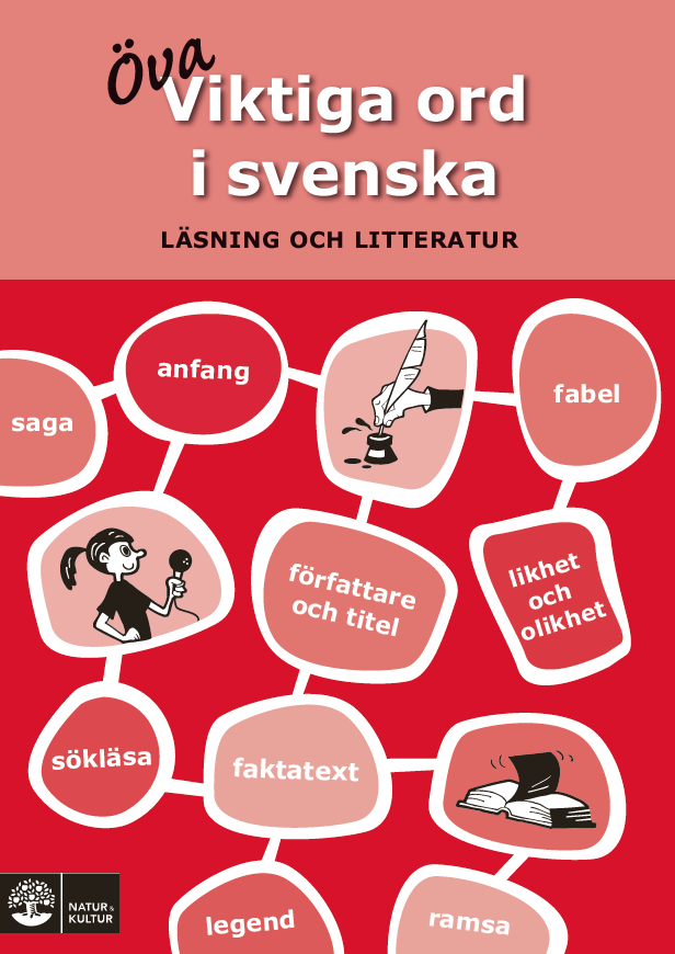 Omslag: Viktiga ord i svenska : läsning och litteratur