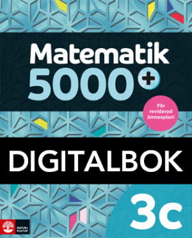 Matematik 5000+ Kurs 3c Lärobok DigitalbokUppl2021
