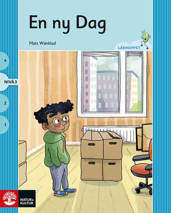 Omslag: Läshoppet Nivå 3 - Dag och Salma, 4 titlar