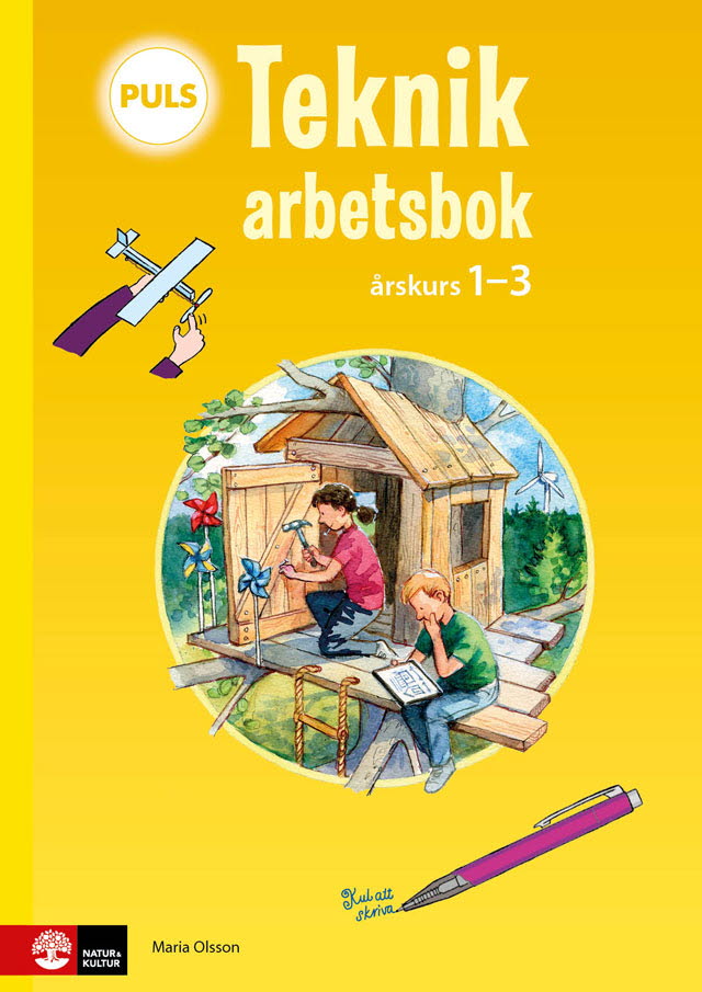 Omslag: PULS Teknik 1-3 Arbetsbok, andra upplagan