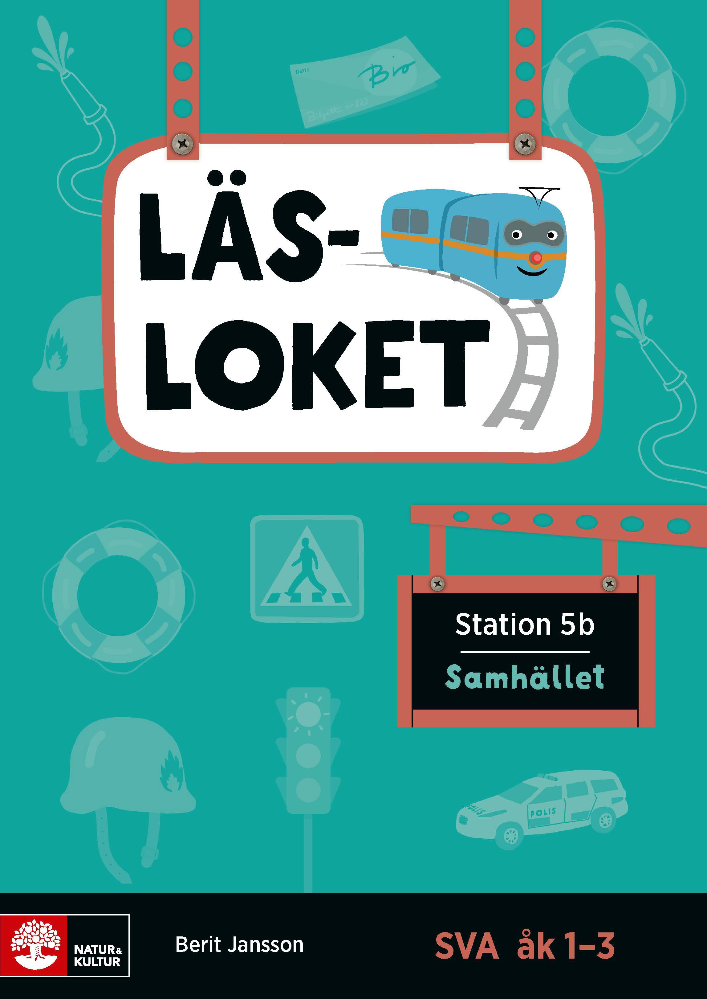 Omslag: Läsloket åk 1-3 Station 5b Samhället