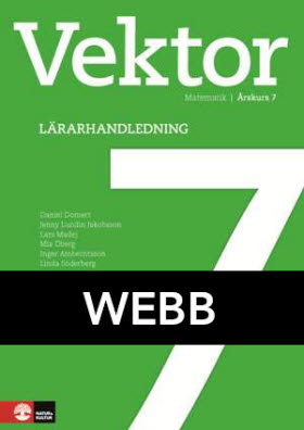 Vektor åk 7 Lärarhandledning Webb