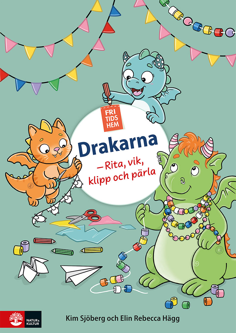 Omslag: Fritidshem Drakarna - Rita, vik, klipp och pärla