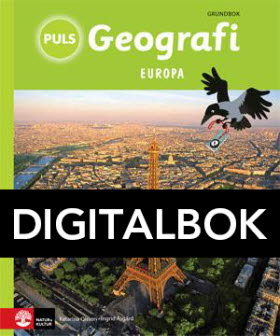 PULS, Geografi 4-6 Europa Grundbok Digitalbok, trede uppl