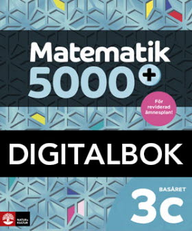 Matematik 5000+ Kurs 3c Basåret Lärobok Digitalbok
