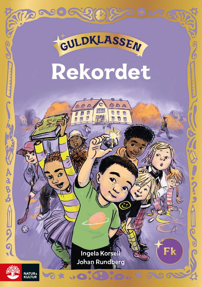 Omslag: Guldklassen Fk Högläsningsbok Rekordet