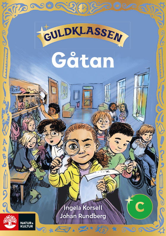 Omslag: Guldklassen åk 1 Läsebok C Gåtan