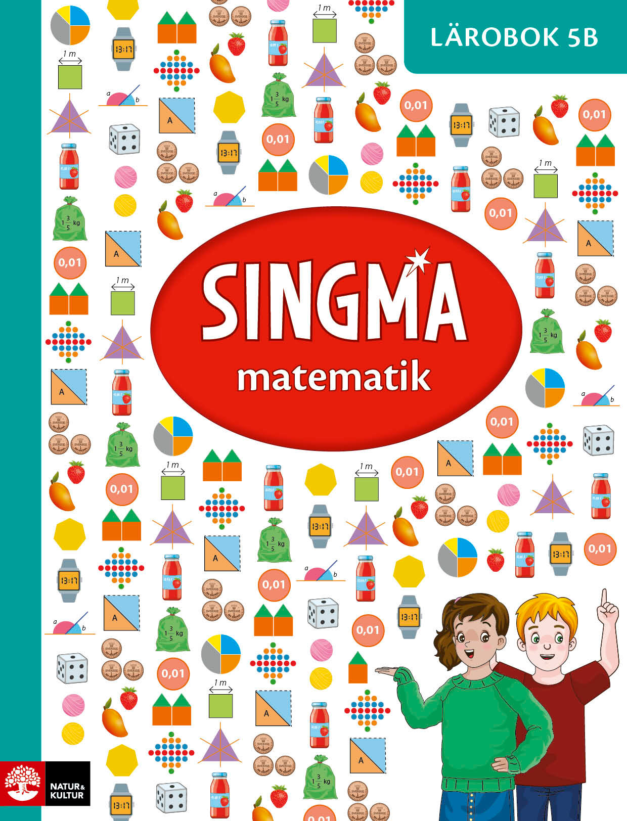 Omslag: Singma matematik 5B Lärobok