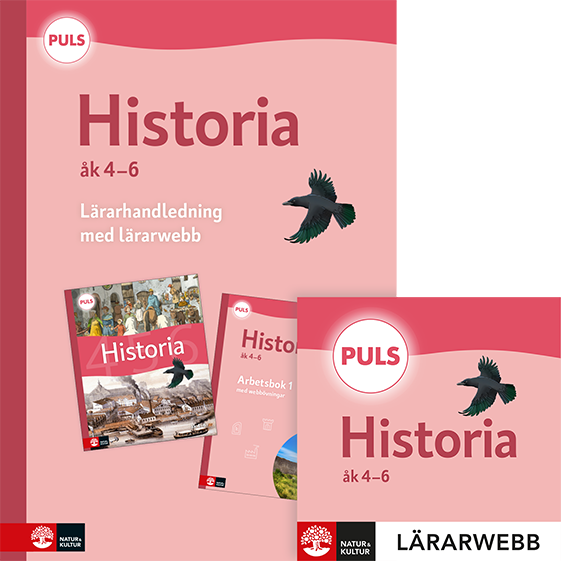 Omslag: PULS Historia 4-6 Lärarhandledning med lärarwebb, fjärde uppl