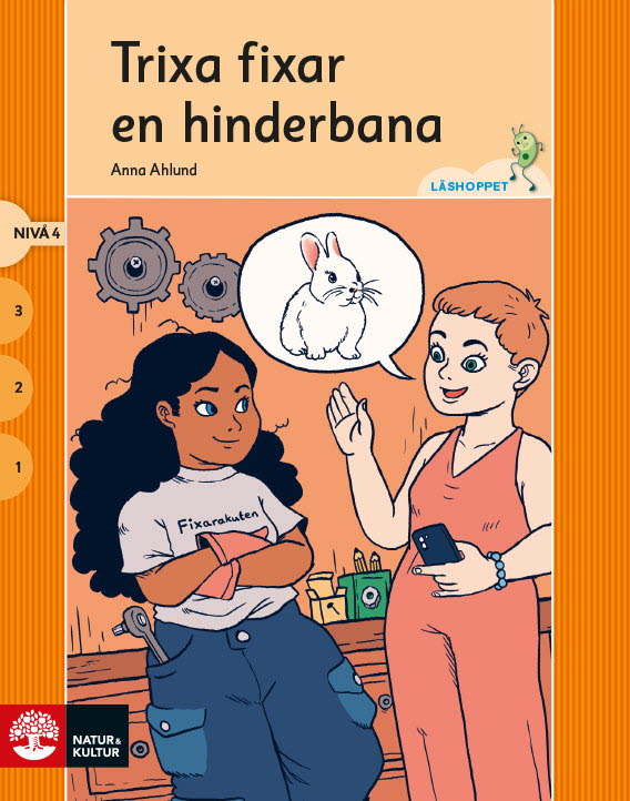 Omslag: Läshoppet Nivå 4 - Fixa med Trixa, 4 titlar