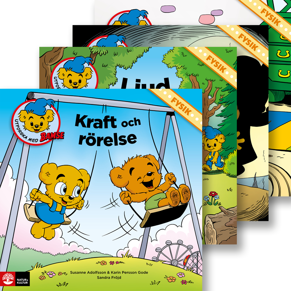 Omslag: Utforska med Bamse Fysik