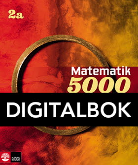 Matematik 5000 Kurs 2a Röd & Gul Lärobok Digitalbok