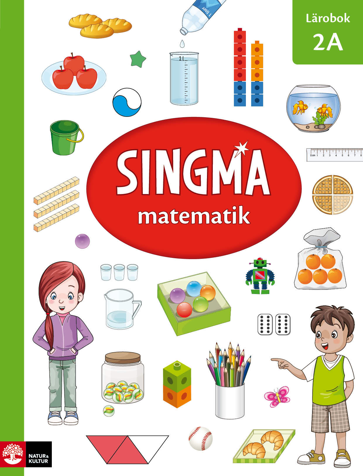 Omslag: Singma matematik 2A Lärobok